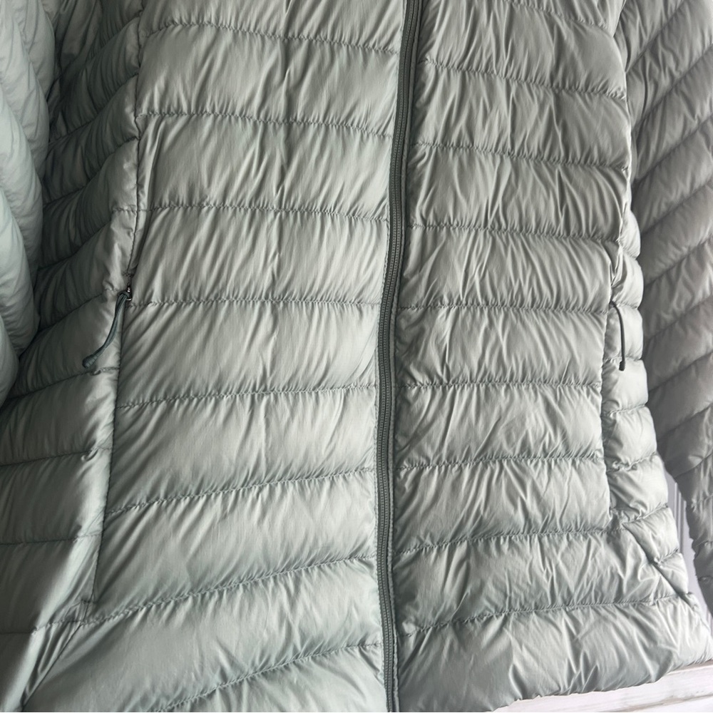EUC Patagonia Down Sweater Puffer Jacket women’s sage green blue XXL good 4 XL - Picture 7 of 11